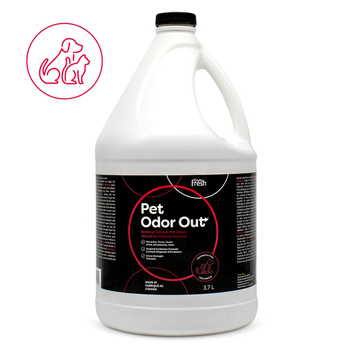 EnviroFresh Pet Odor Out 3.7L Case Pack - Pet Friendly Smell Eliminator (4L x 4 Pack)