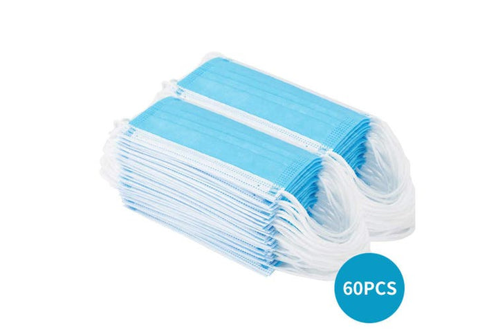 Disposable 3-Ply Mask non-medical - Case of 2000 Masks / 40 Packs x 50 Masks
