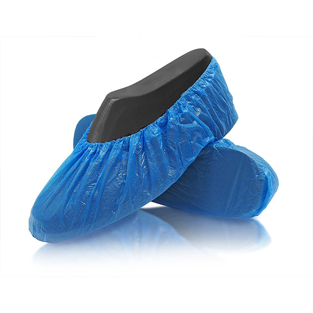 RONCO CPE Shoe Cover - 1000 Units Per Case (Case of 10 Boxes x 100 Per Pack)