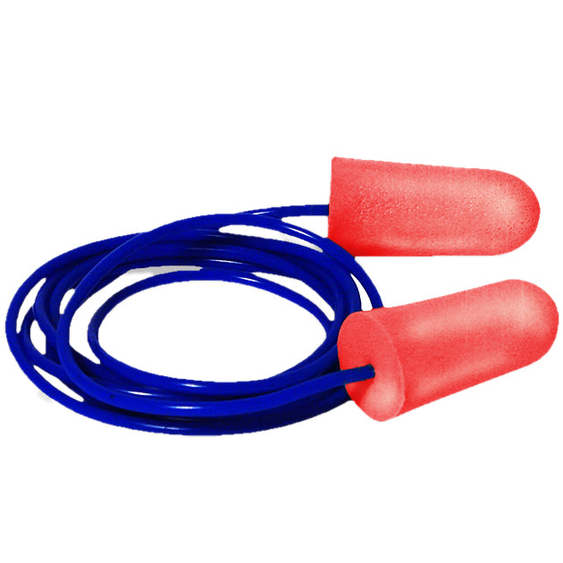 RONCO HUSH™ 14 Series Earplugs Single Use NRR 33, Corded or Uncorded Case Packs of 2000/1000