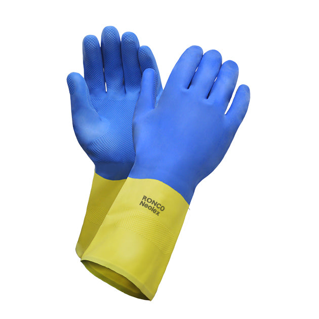 RONCO NeoLex™ Neoprene Over Latex Reusable Glove; 12 pairs/bag