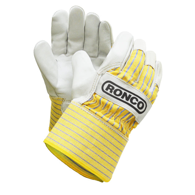 RONCO Grain Leather Fitter With Safety Cuff; 12 pairs/bag