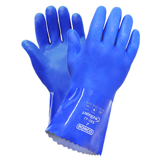 RONCO INTEGRA™ Triple Dipped PVC Glove With Cotton Interlock Liner; 12 pairs/bag