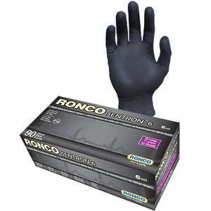 RONCO SENTRON™ 6 Nitrile Examination Glove (6 mil); 100/box 10 boxes per Case