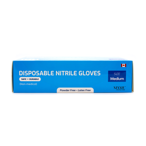 Premium Nixxie Protection™ Blue Disposable Gloves; 100/box, 10 boxes per Case. Sold by Cases only