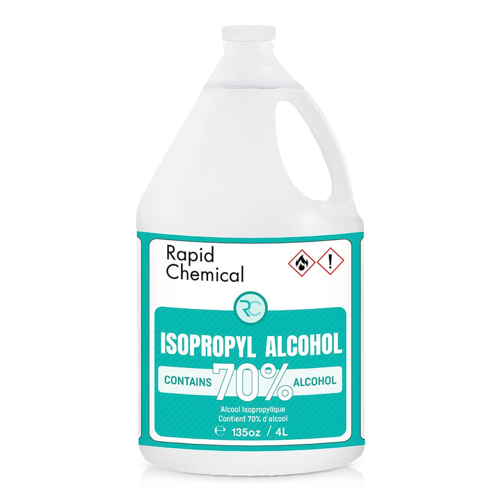 Rapid Chemicals Isopropyl 70% Alcohol 4L, 4 units Per Case (4L x 4 Pack)