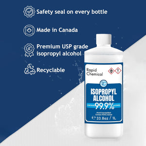 Rapid Chemicals 99% Isopropyl Alcohol 500ml, 24 Units Per Case. Sold by cases