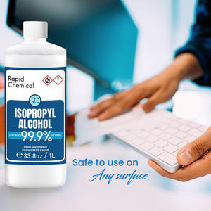 Rapid Chemicals 99% Isopropyl Alcohol 500ml, 24 Units Per Case. Sold by cases