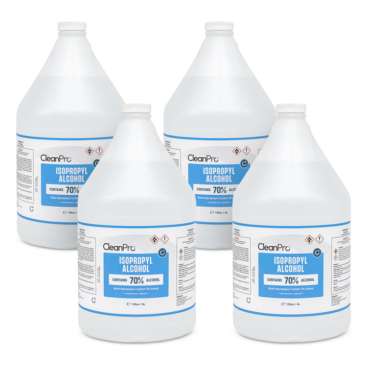 CleanPro 70% Isopropyl Alcohol 4L (4L x 4 Pack)