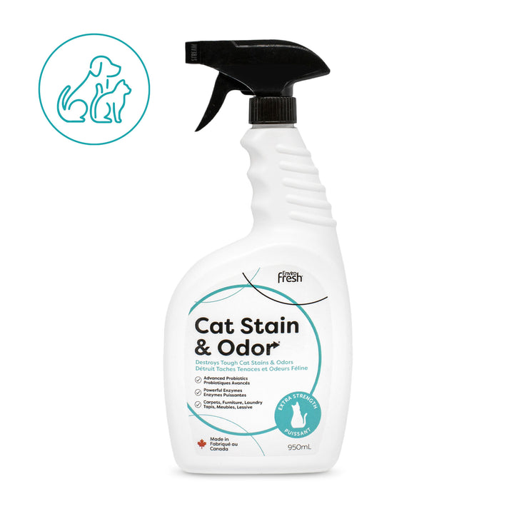 EnviroFresh Cat Stain & Odor Remover 950ml - 8 Bottles Per Case