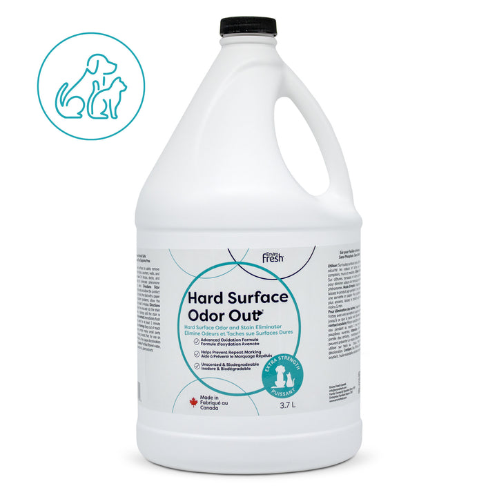 EnviroFresh Hard Surface Odor Out 3.7L Case Pack - Pet Friendly Smell Eliminator (4L x 4 Pack)