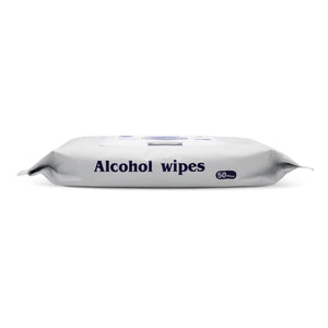 JJ Alcohol Wipes, 75% Alcohol; Case Pack of 40 - 50 Wipes Per Pack (2000 Wipes)