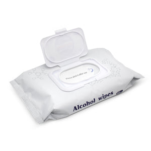 JJ Alcohol Wipes, 75% Alcohol; Case Pack of 40 - 50 Wipes Per Pack (2000 Wipes)