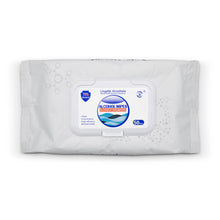 Load image into Gallery viewer, JJ Alcohol Wipes, 75% Alcohol; Case Pack of 40 - 50 Wipes Per Pack (2000 Wipes)
