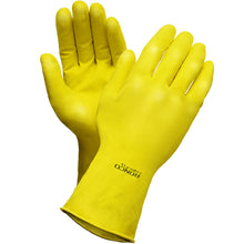Load image into Gallery viewer, RONCO LIGHT-FIT™ Latex Reusable Glove, Flocklined; 12 pairs/bag; Yellow

