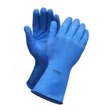 Load image into Gallery viewer, RONCO LIGHT-FIT™ Latex Reusable Glove, Flocklined; 12 pairs/bag; Blue
