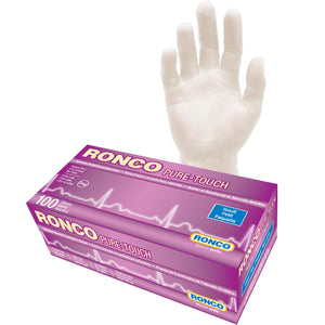 RONCO PURE-TOUCH® Synthetic Stretch Examination Glove (5 mil); 100/box