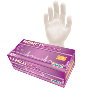 RONCO PURE-TOUCH® Synthetic Stretch Examination Glove (5 mil); 100/box