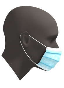 3-Ply  Surgical Masks - Level 2 (50 masks per box) ASTM Level II made in Canada By Dent-X