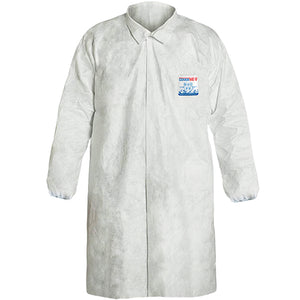 RONCO COVERME XP1000 Labcoats With Collar, Front Snaps, No Pockets, 1/bag