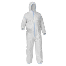 Load image into Gallery viewer, RONCO Microporous Coverall With Hood, Elastic Wrists, Waist and Ankles, Zipper Closure,  25/bag
