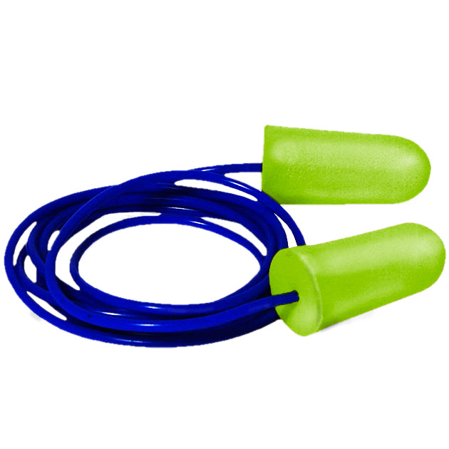 RONCO HUSH 13 Series Earplugs Single Use NRR 32, Corded or Uncorded Case Packs of 2000/1000