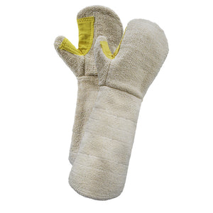 RONCO Thermo-Guard™ 66-380 18" Terry Cloth Fully Lined Oven Mitt With Kevlar Thumb Patch; 6 pairs/bag
