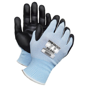 RONCO PrimaCut™ 69-840 Ultra-Thin Foam Nitrile Palm Coated HPPE Glove Cut Level: CE 3 / ANSI 3; 6 pairs/bag