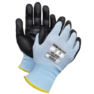 RONCO PrimaCut™ 69-840 Ultra-Thin Foam Nitrile Palm Coated HPPE Glove Cut Level: CE 3 / ANSI 3; 6 pairs/bag