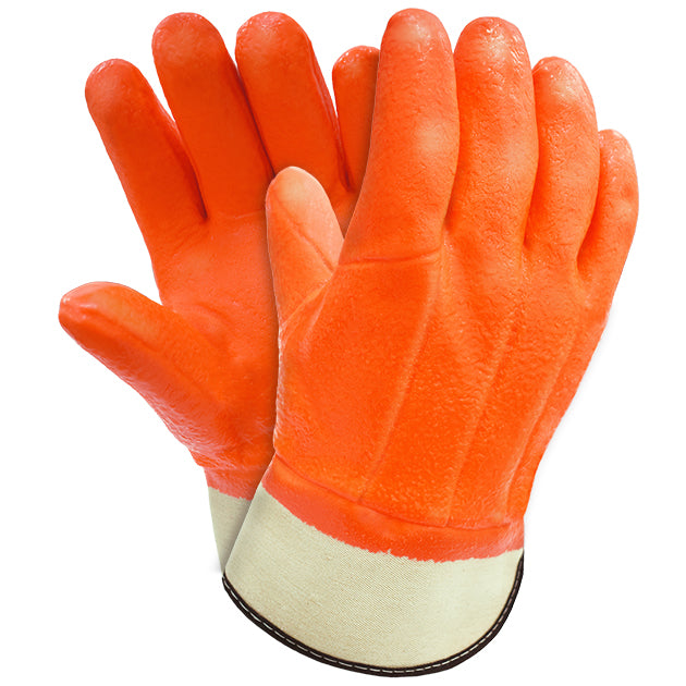 RONCO ICEBERG™ Double Dipped PVC Glove With 3 Cuff Styles; 6 pairs/bag