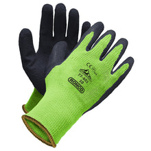 Load image into Gallery viewer, RONCO Iceberg™ 77-603 HiViz Latex Palm Coated Glove; 72 Pairs Per Case (Case of 12 Bags x 6 Pairs Per Bag)
