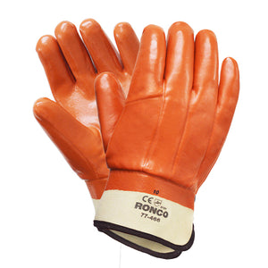 RONCO INTEGRA™ Single Dipped PVC Glove Jersey Insulated; 12 pairs/bag