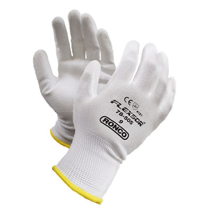 RONCO FLEXSOR™ 78-505 PU Palm Coated Nylon Glove; 12 pairs/bag