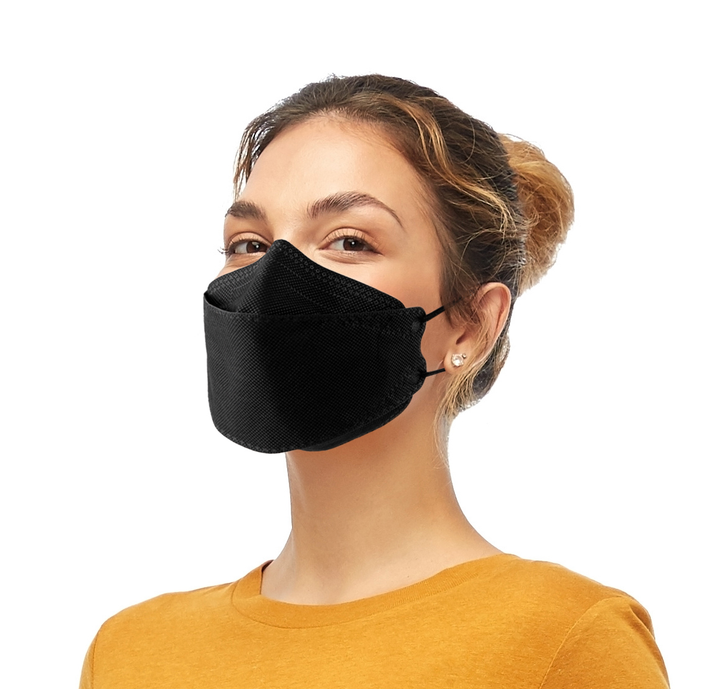 N95 Black FN-N95-510 Respirator Mask Made in Canada by Dent-X