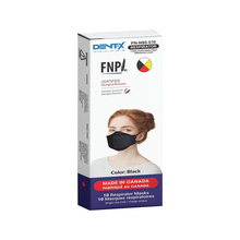 Load image into Gallery viewer, N95 Black FN-N95-510 Respirator Mask Made in Canada by Dent-X
