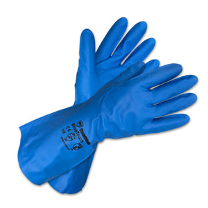 Blue-Touch Nitrile Reusable Gloves 9mil 12pairs/bag