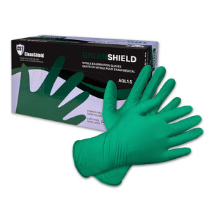 GreenShield Nitrile Examination Gloves. 5MIL 100/box