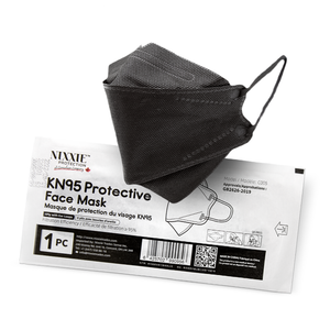 Nixxie Protection™ Black  leaf- shaped KN95 Mask