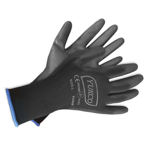 PU 1/2 Coated Nylon Gloves  12 pairs/bag