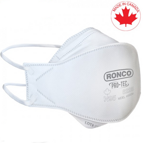 RONCO N95 Respirator, Flat-folded, 6225, Individually packed