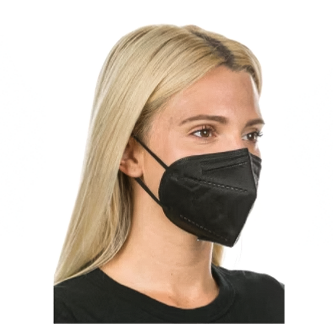 KN95 Masks,  50pcs/pack; Black color