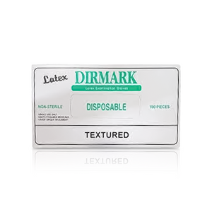 Dirmark LATEX Disposable Examination Gloves (100pcs/Box)