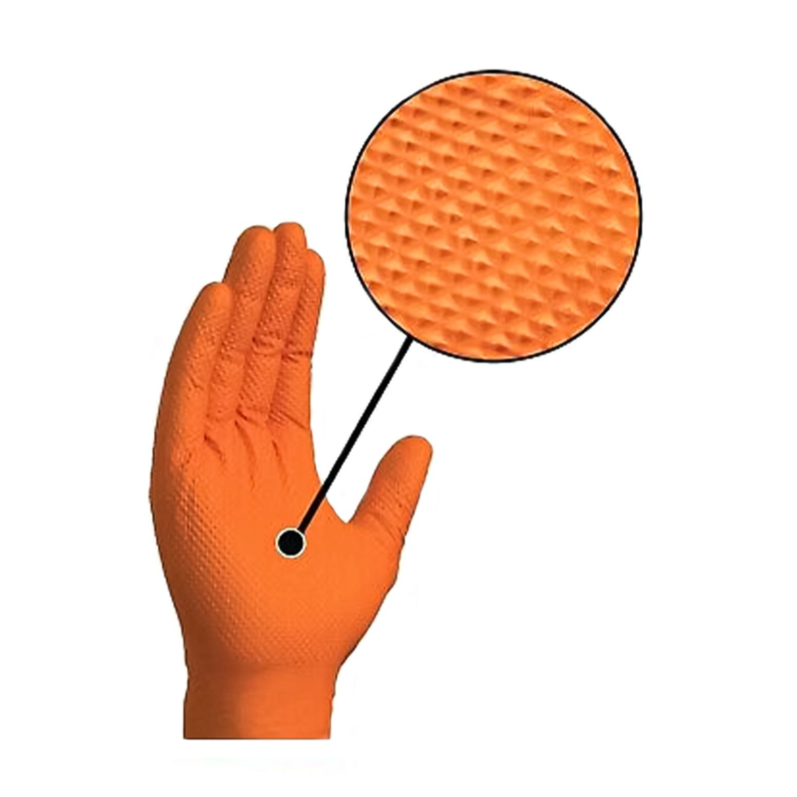 falcon grip handschuhe Falcon Grip Orange Nitrile Gloves Powder Free, 8 mil (100pcs/Box)
