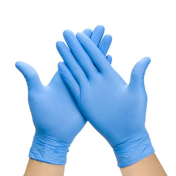 RONCO Medical grade Examination Nitrile gloves  Blue  (100pcs/box)